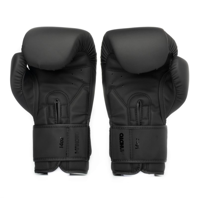 Guantes-de-Boxeo-Makoto-M2-Mate-Negro--100--Poliuretano---12oz