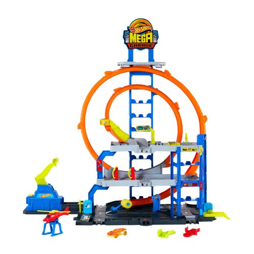 Pista Hot Wheels Mega Garage Jbm74
