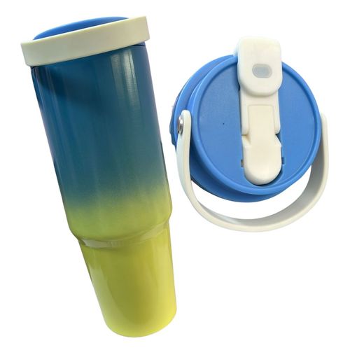 Vaso Termico De Acero /mug / Tomatodo /tumbler 1000ml Azul