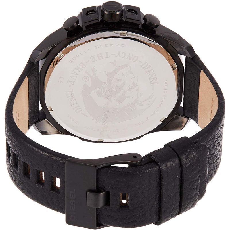 Reloj-Diesel-Mega-Chief-DZ4323-Cristal-Iridiscente-Correa-Cuero-Negro