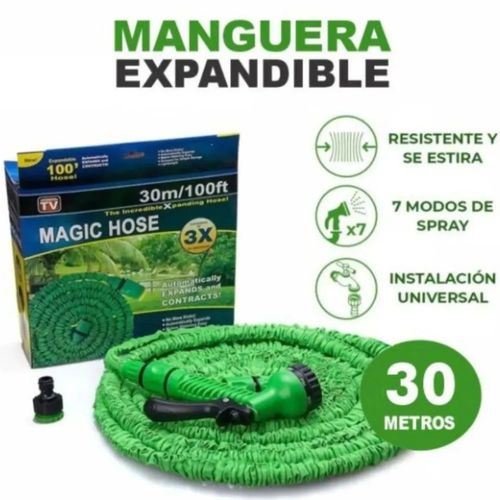 Manguera Expandible 30 Metros Magic Hose