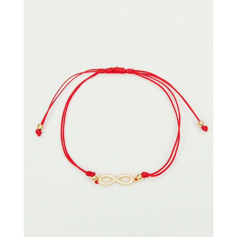 PULSERA-HILO-ROJO-INFINITO-GOLD