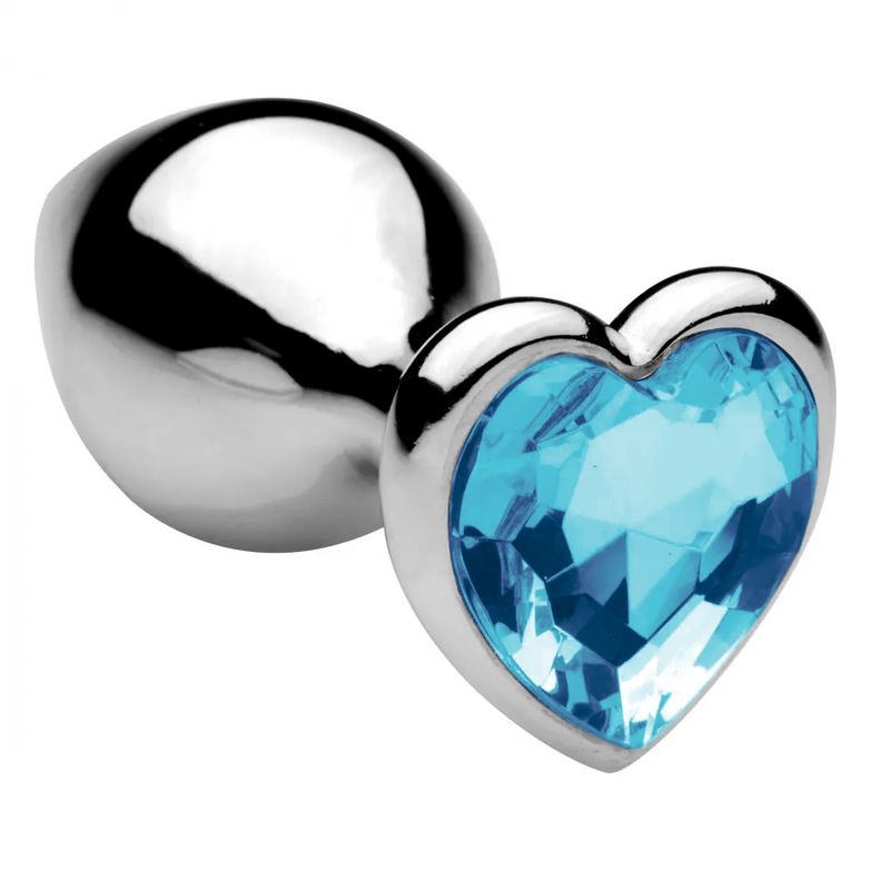 Dilatador-Plug-Anal-Corazon-Celeste-Talla-M
