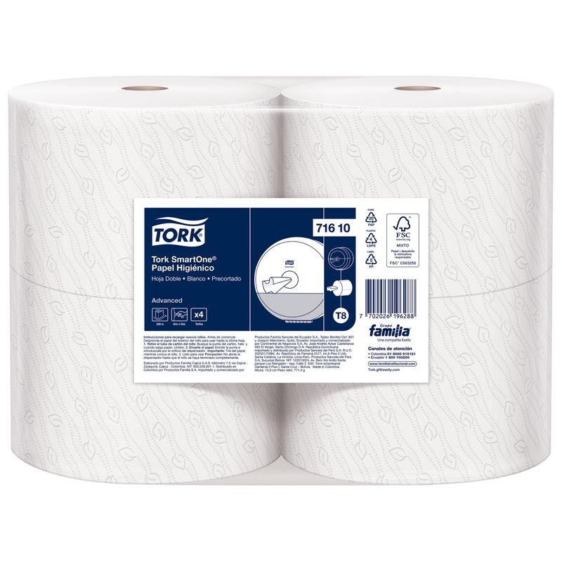 Papel-Higienico-Premium-Doble-Hoja-Tork-Smartone-Blanco-4-rollos-x-200-mts