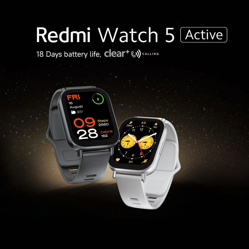 Smartwatch-Xiaomi-Redmi-Watch-5-Active-Negro-