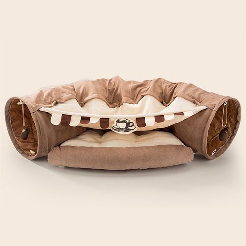 Túnel Cama y Juego para Gatos