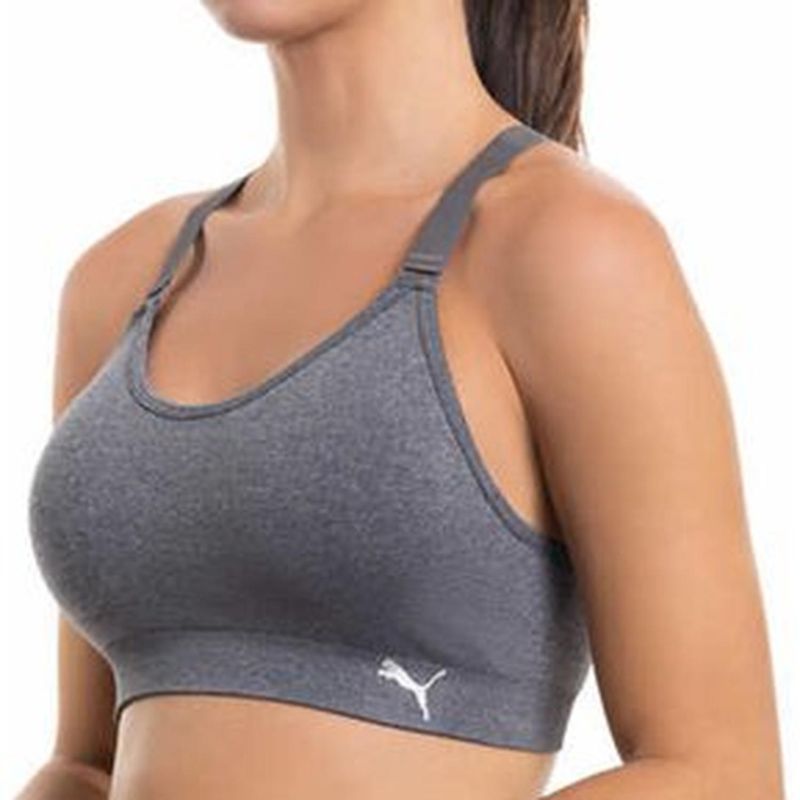 Sujetador-deportivo-o-Top-PUMA-para-mujer-Packx3-Negro-Plomo-Rosa-Talla-S