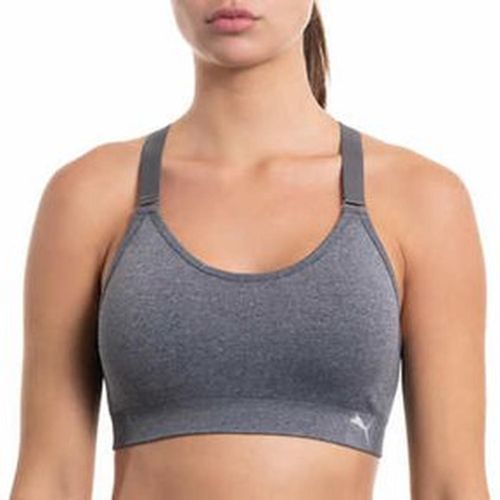 Sujetador deportivo o Top PUMA para mujer Packx3 Negro-Plomo-Rosa Talla S