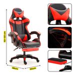 Silla-gamer-con-reposa-pies-y-masajeador-de-espalda-Roja-