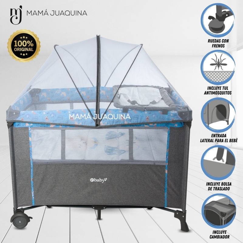 Cuna-de-Lujo-«MAYER»-Azul