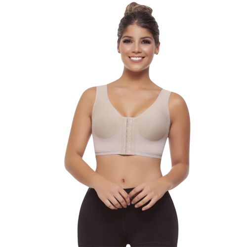 Brasier de control Fajitex con broche al centro Post quirugico - Talla M
