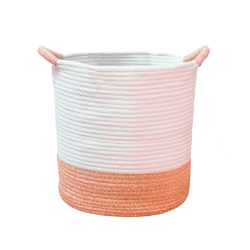 Juego-de-3-Cestas-para-Almacenamiento-de-Cuerda-Tejida-con-Asa
