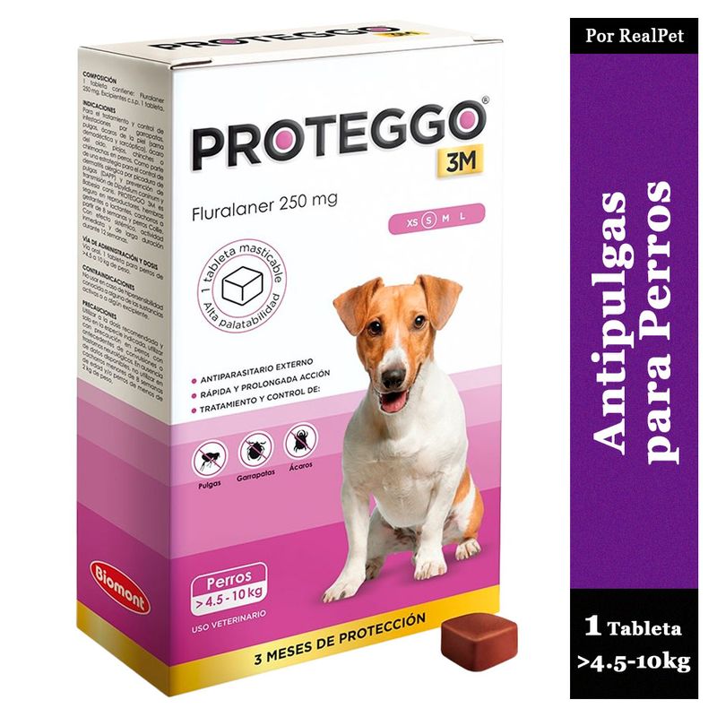Antipulga-Masticable-Proteggo-3M-para-Perros-de-45---10-kg