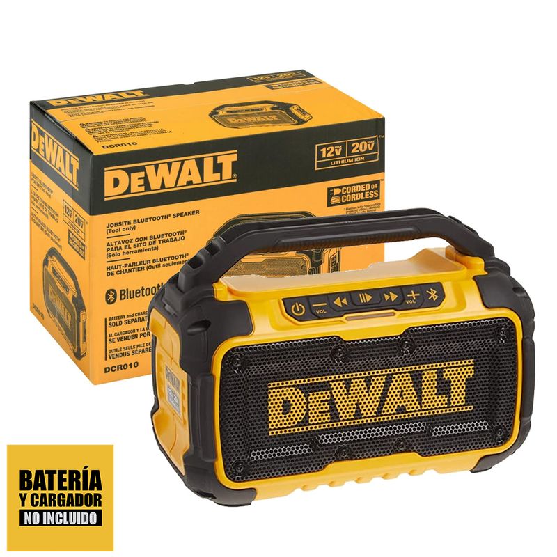 Parlante-Altavoz-12V-Max---20V-Max-con-Bluetooth-Dewalt-DCR010