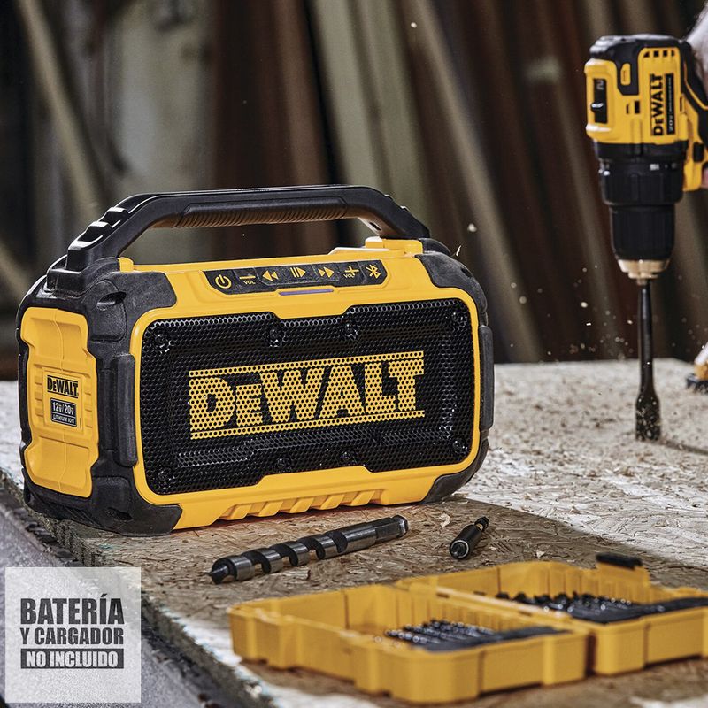 Parlante-Altavoz-12V-Max---20V-Max-con-Bluetooth-Dewalt-DCR010