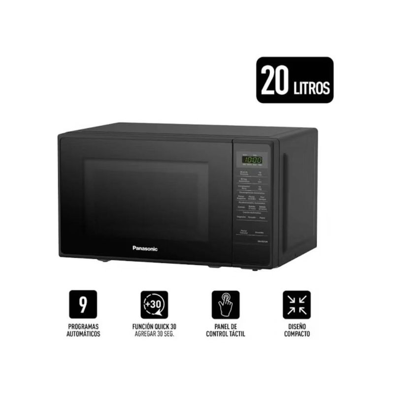 MICROONDAS-PANASONIC-NN-SB25JBRPK-NEGRO-20L----MEGA-IMPORT