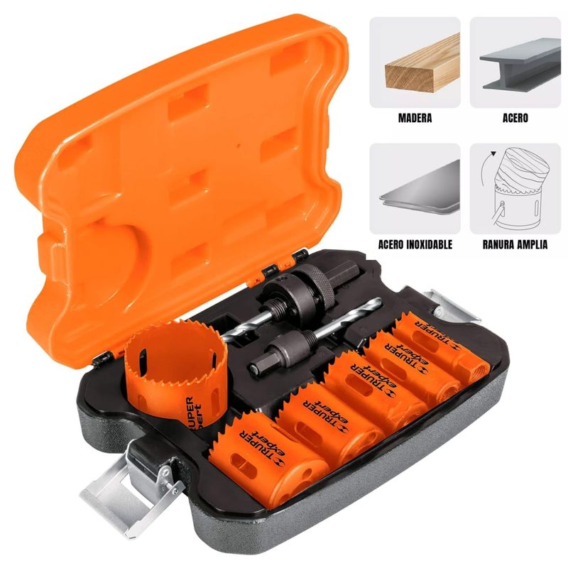 Brocasierras-bimetalicas-8-Piezas-Truper-Expert