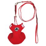 Pechera-para-Perros---Hiking-Set-Reflectivo-con-Correa---Rojo-S