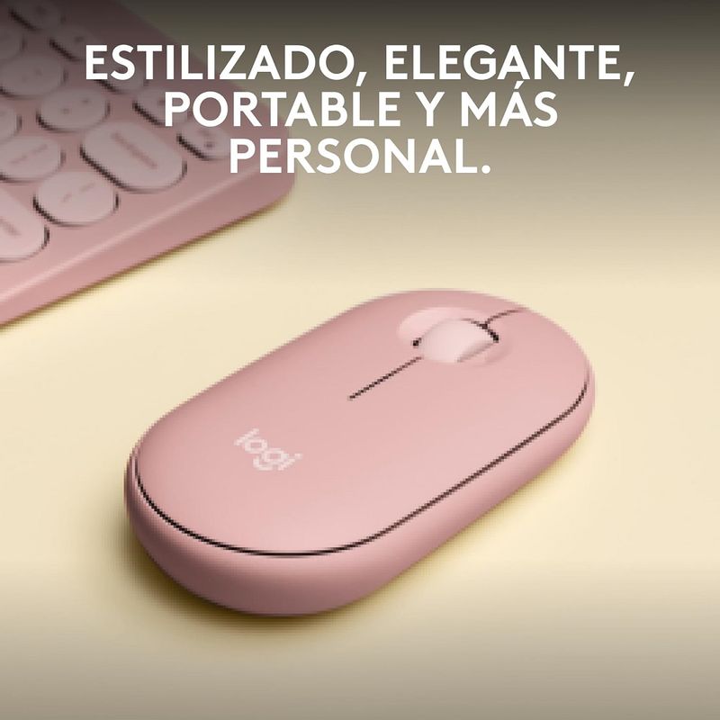 Logitech---Mouse-Pebble-2-M350S-Bluetooth---Rosado