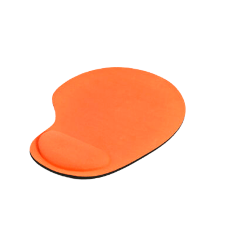 Pad-Mouse-Con-Almohadilla-Muñequera-De-Gel-Naranja