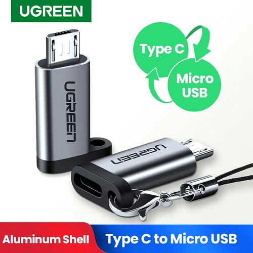 ADAPTADOR USB TIPO C HEMBRA A MICRO USB MACHO. UGREEN