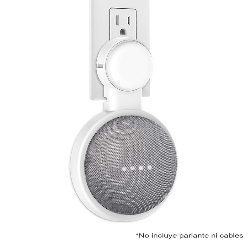 Carcasa-Marco-de-Pared--para-Google-Nest-Home-Mini-Blanco