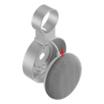 Carcasa-Marco-de-Pared--para-Google-Nest-Home-Mini-Blanco