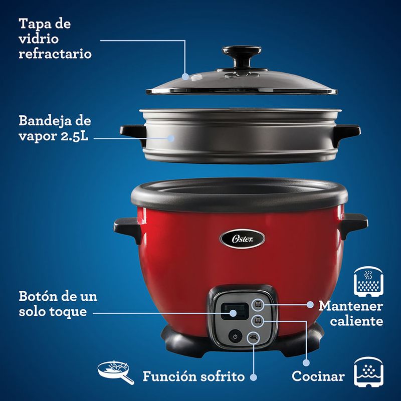 Olla-Arrocera-Oster-18L-Sofrito-CKSTRC8029R-–-Rojo