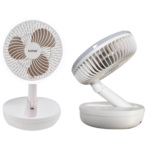 Ventilador Portátil Cafini 3 Velocidades Con Luz LED CN-F4927B