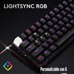 Logitech-G---Teclado-Pro-X-60-Lightspeed-Wireless-Tactile---Negro
