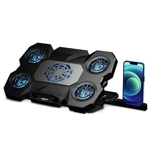 BASE DE DISIPACION DE CALOR PARA LAPTOP AIRBOOM SUPREME 5 AB034 CON LUZ LED