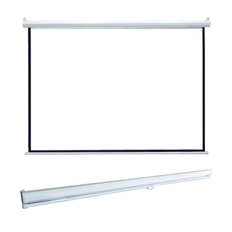 Ecran-Pantalla-para-Proyector-100-Pulgadas-Manual-Retractil-Blanco-Mate