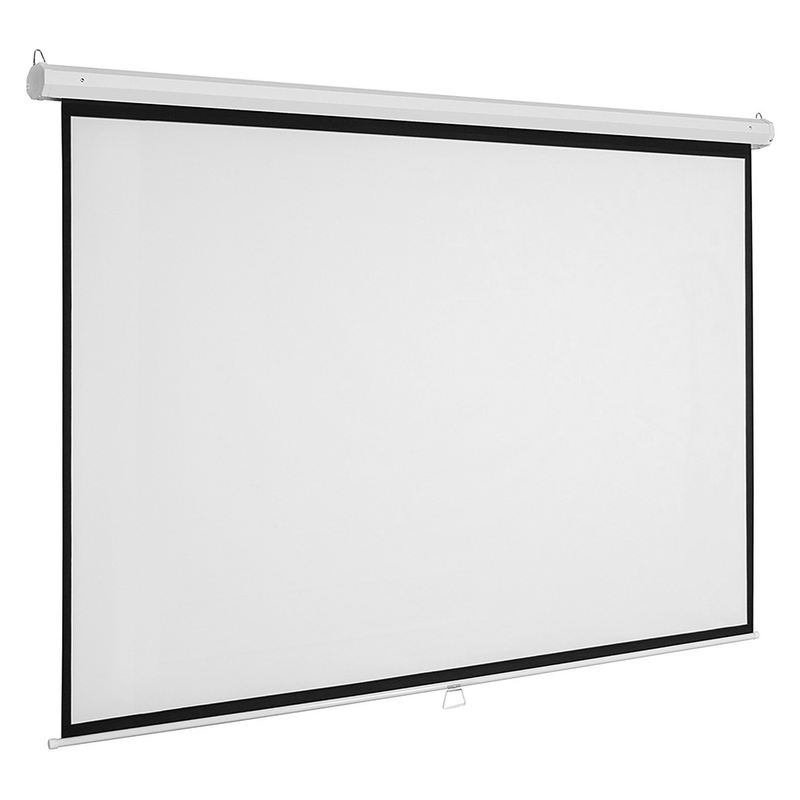 Ecran-Pantalla-para-Proyector-100-Pulgadas-Manual-Retractil-Blanco-Mate