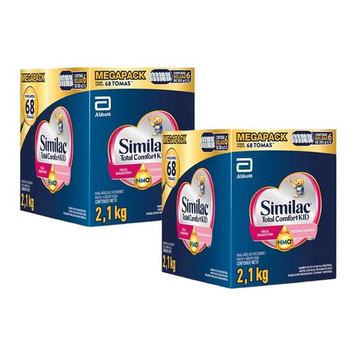 Pack Fórmula Infantil SIMILAC Total Comfort Caja 2.1kg x 2un