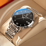 Reloj-POEDAGAR-para-Hombre---Acero---Negro-Plata