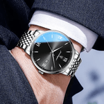 Reloj-POEDAGAR-para-Hombre---Acero---Negro-Plata