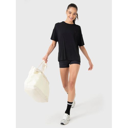 Polo Manga Corta Para Mujer Long T-Shirt Anto II Negro Bsoul