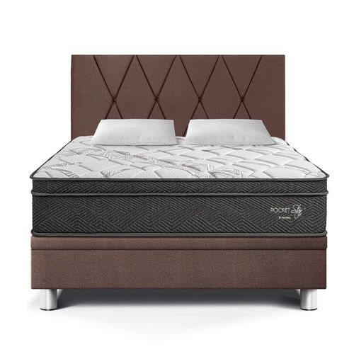 Dormitorio Boxet Paraíso Pocket Star Queen Chocolate