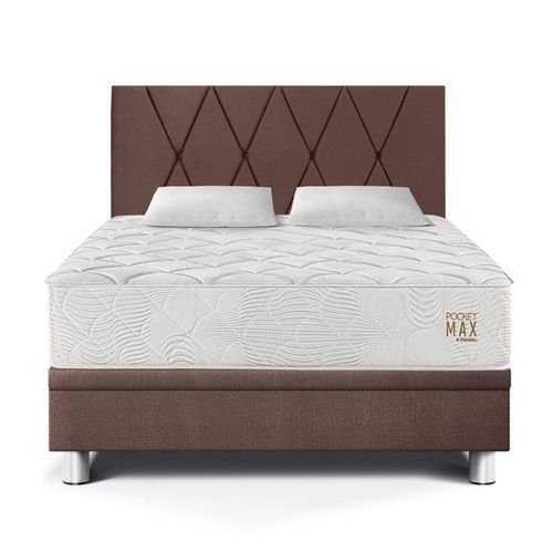 Dormitorio Boxet Paraíso Pocket Max Queen Chocolate