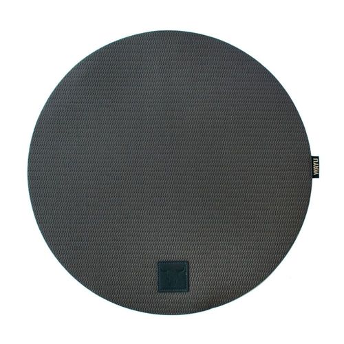 Individual Pu Redondo 38cm Gris Wayu
