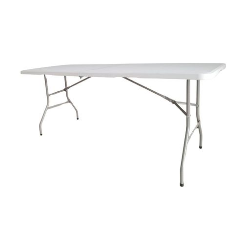 Mesa plegable catering 180cm Blanco