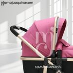 COCHE-CUNA-MOISES-EBABY-«CARRI-DELUXE»-ROSADO