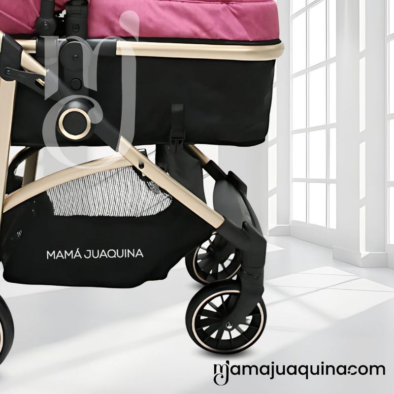 COCHE-CUNA-MOISES-EBABY-«CARRI-DELUXE»-ROSADO