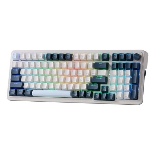 Redragon - Teclado Eisa Pro K686WB Español Wireless White/Blue