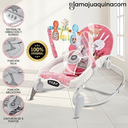 Silla Mecedora «NARAN» con Juguete Didácticos Rosa Claro