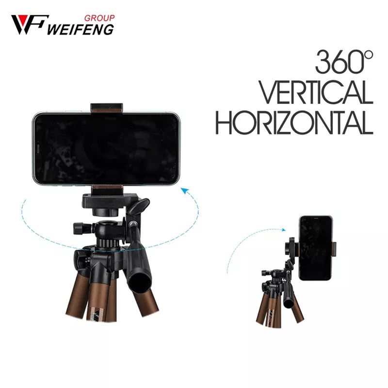 Tripode-Profesional-Parante-125-Weifeng-WT-3130---Adaptador-A-Celular