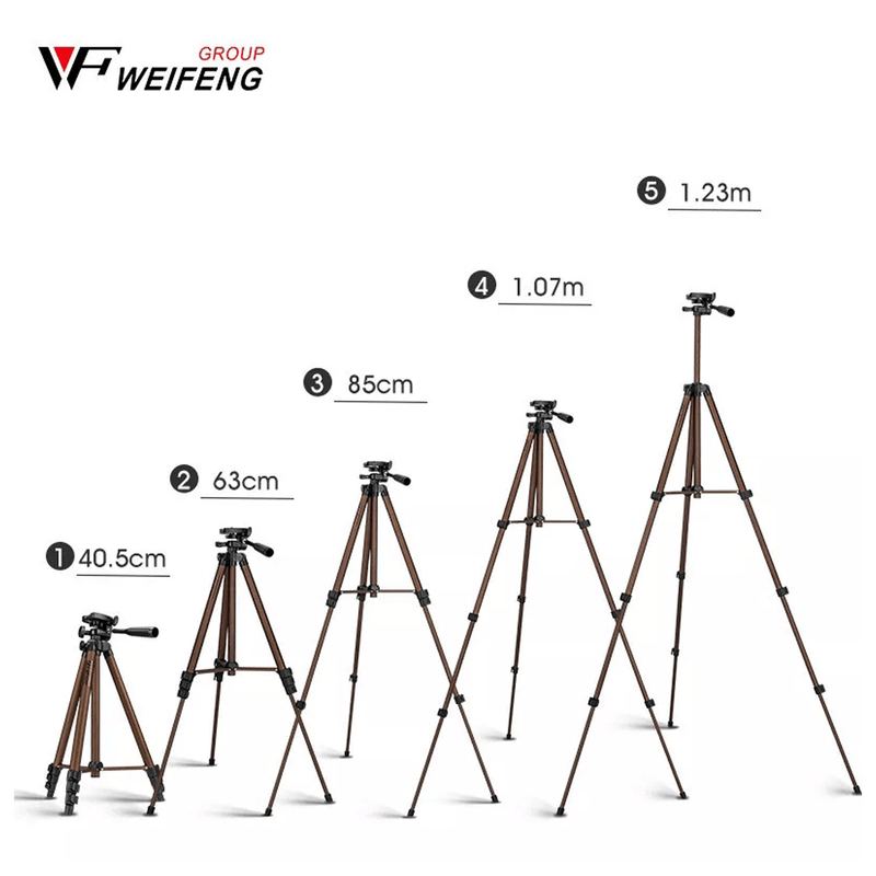 Tripode-Profesional-Parante-125-Weifeng-WT-3130---Adaptador-A-Celular