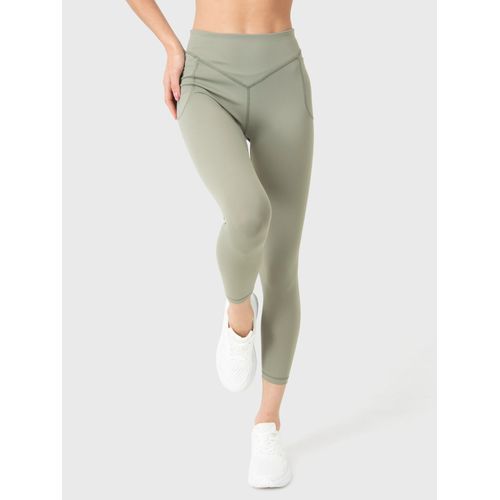 Legging Para Mujer Ankle Mid-Rise Verde Bsoul