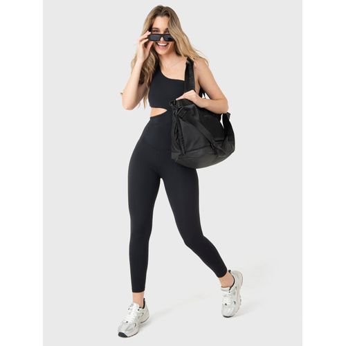 Enterizo Para Mujer One Shoulder Negro Bsoul