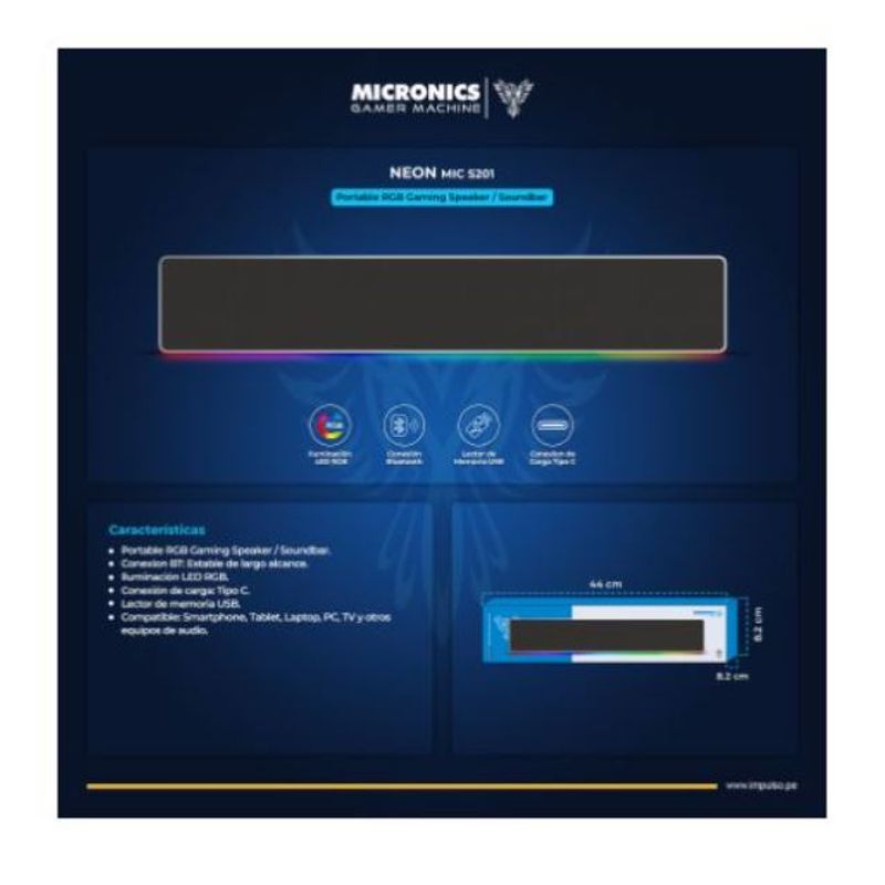 PARLANTE-MICRONICS-NEON---MIC-S201